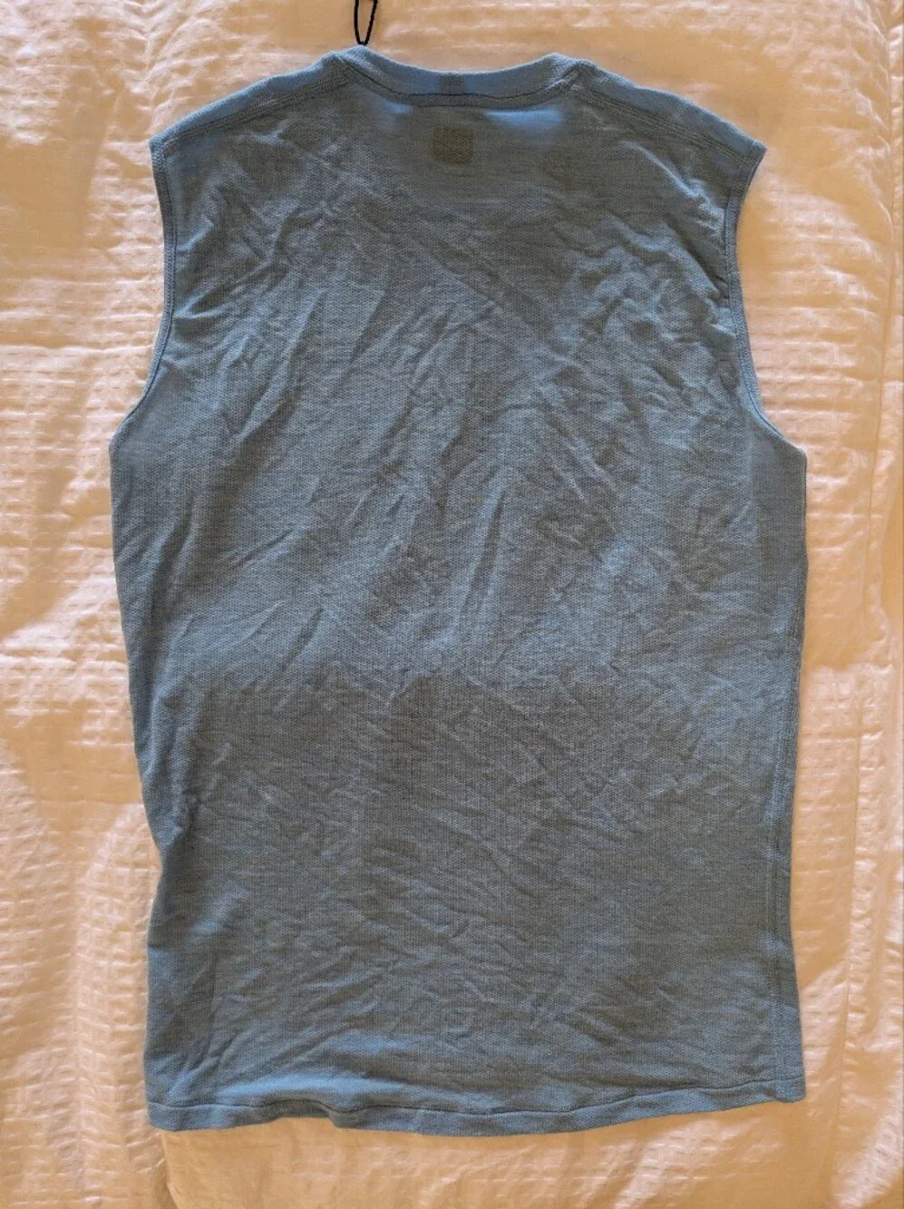 Le Col ARC Merino Sleeveless Base Layer Men’s L Powder Blue NWT
